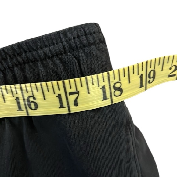 Adidas Baggy Jogger Sweatpants Black Spell Out Trefoil Logo Pockets 2XL XXL - Picture 6 of 14